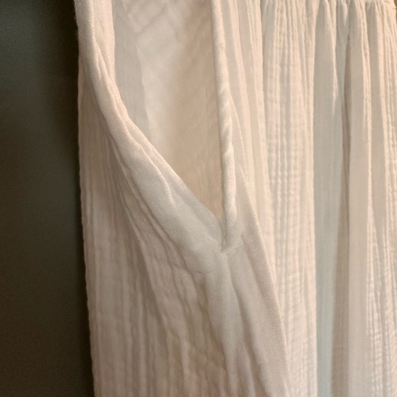 LOFT Strapless White Maxi Coverup - Picture 2 of 3